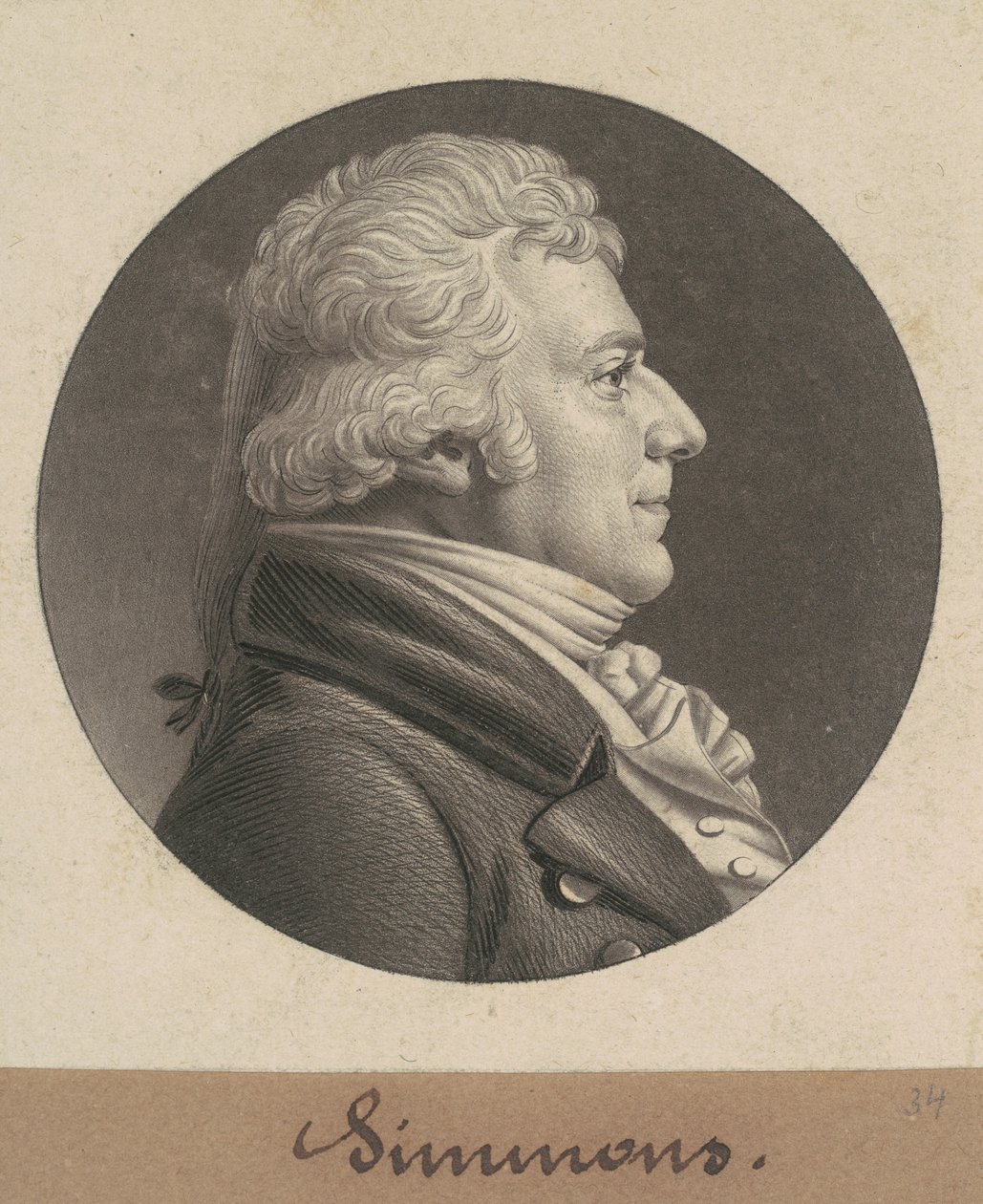 Simmons alkotó: Charles B. J. Févret de Saint Mémin