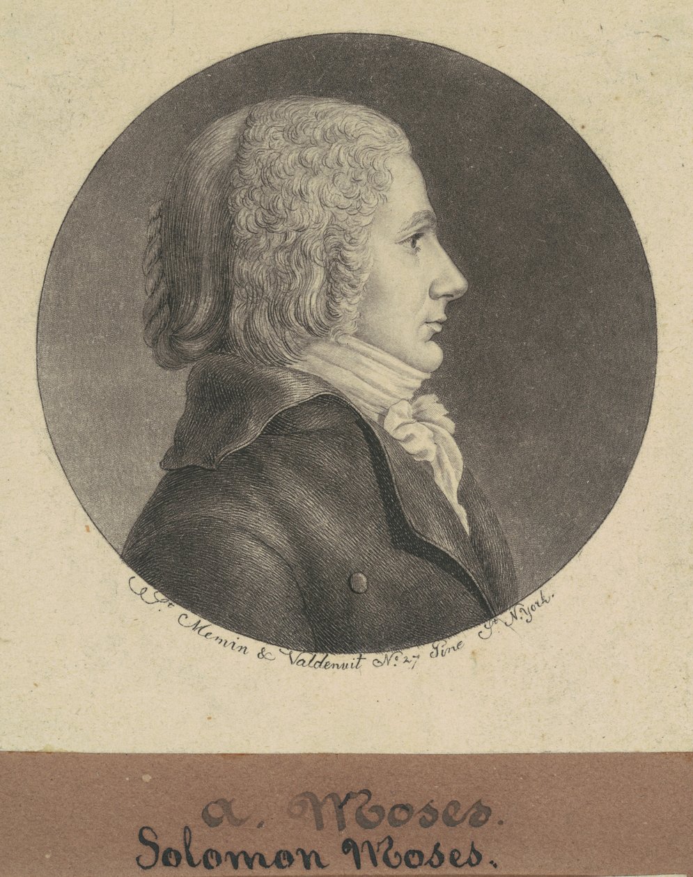 Salamon Mózes alkotó: Charles B. J. Févret de Saint Mémin