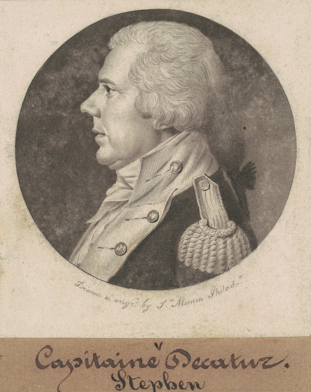 Stephen Decatur, Sr. alkotó: Charles B. J. Févret de Saint Mémin