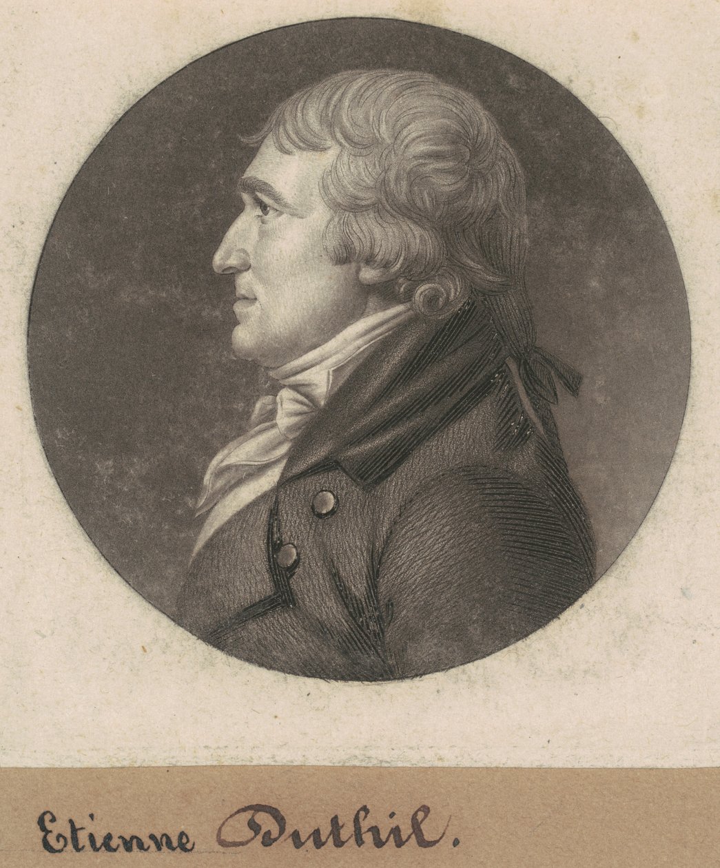 Stephen Dutilh alkotó: Charles B. J. Févret de Saint Mémin