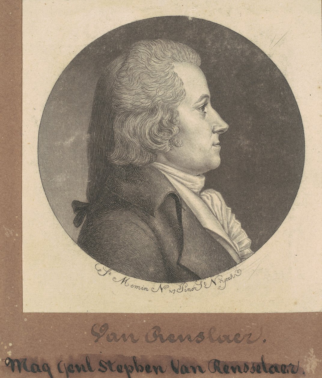 Stephen Van Rensselaer alkotó: Charles B. J. Févret de Saint Mémin