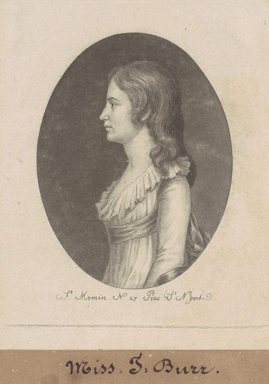 Theodosia Burr alkotó: Charles B. J. Févret de Saint Mémin
