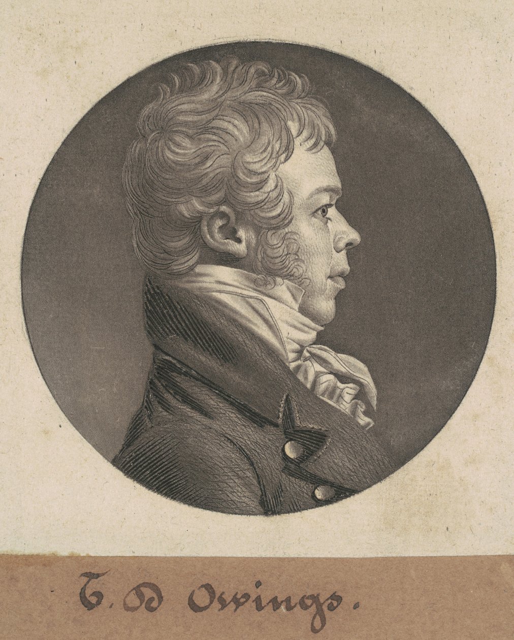 Thomas Deye Owings alkotó: Charles B. J. Févret de Saint Mémin