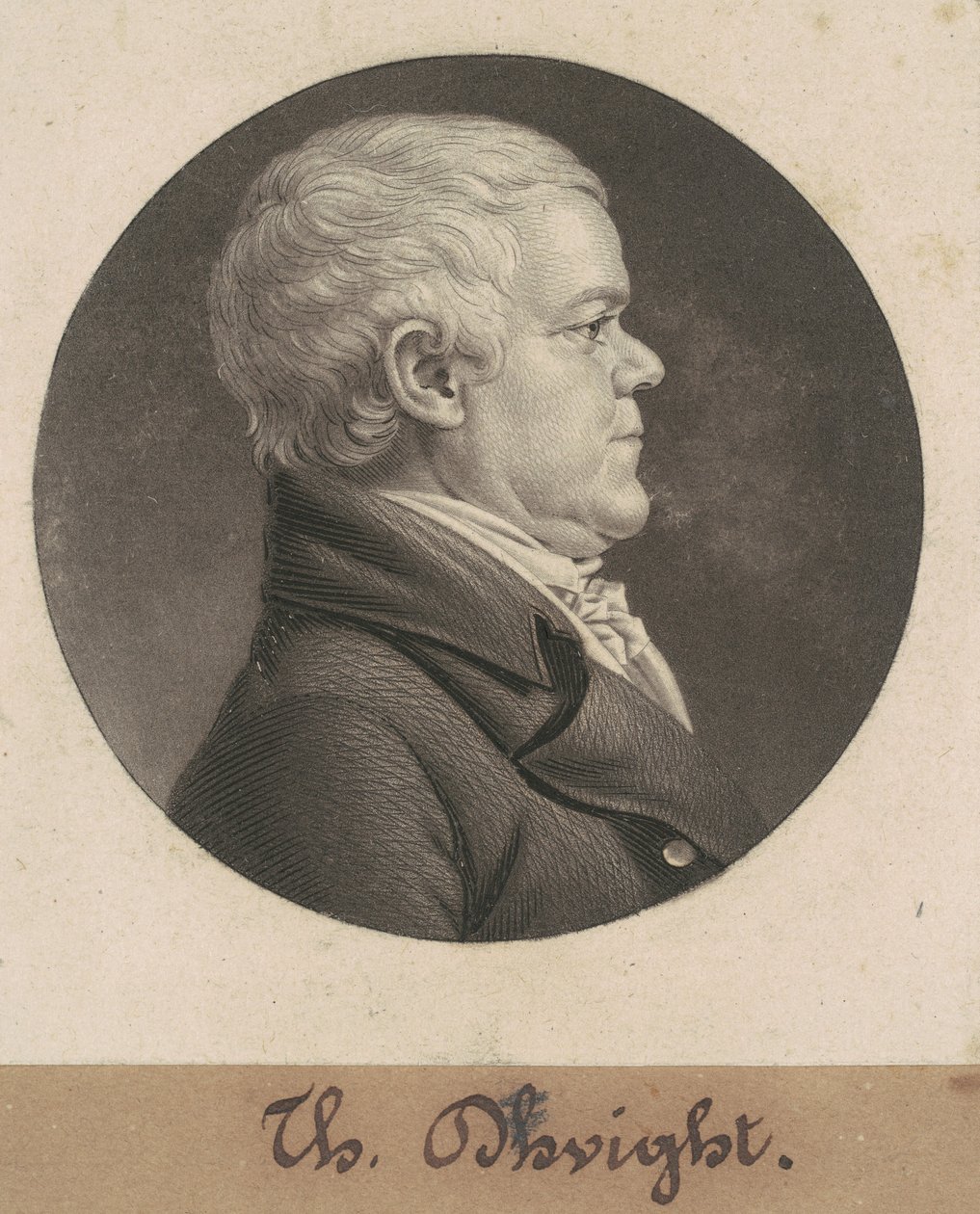 Thomas Dwight alkotó: Charles B. J. Févret de Saint Mémin