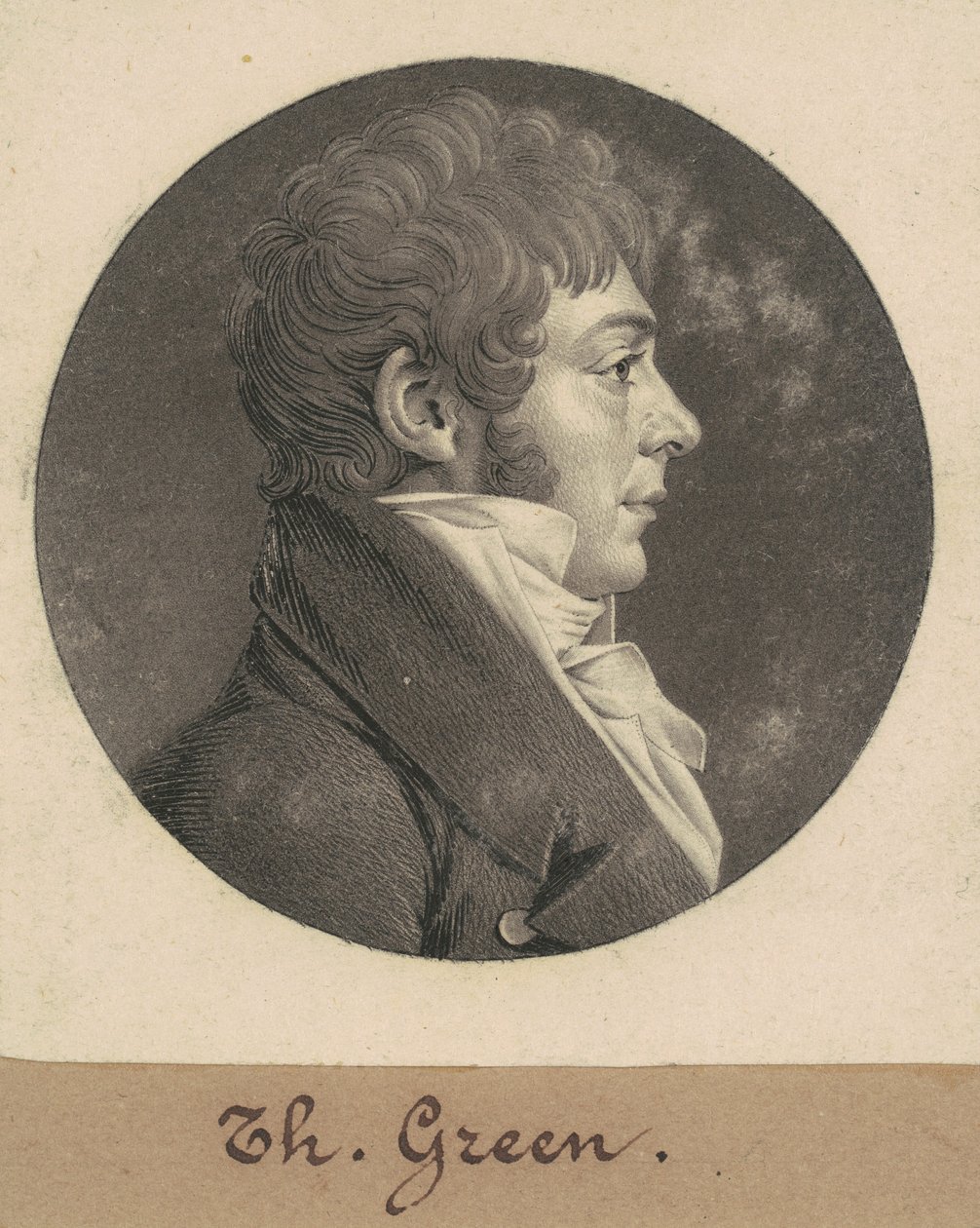 Thomas Green alkotó: Charles B. J. Févret de Saint Mémin