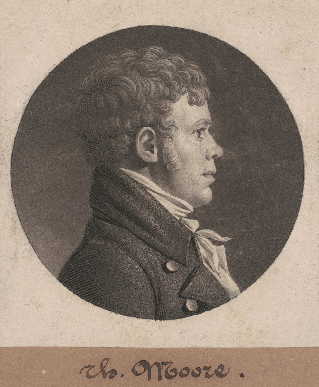 Thomas Moore alkotó: Charles B. J. Févret de Saint Mémin
