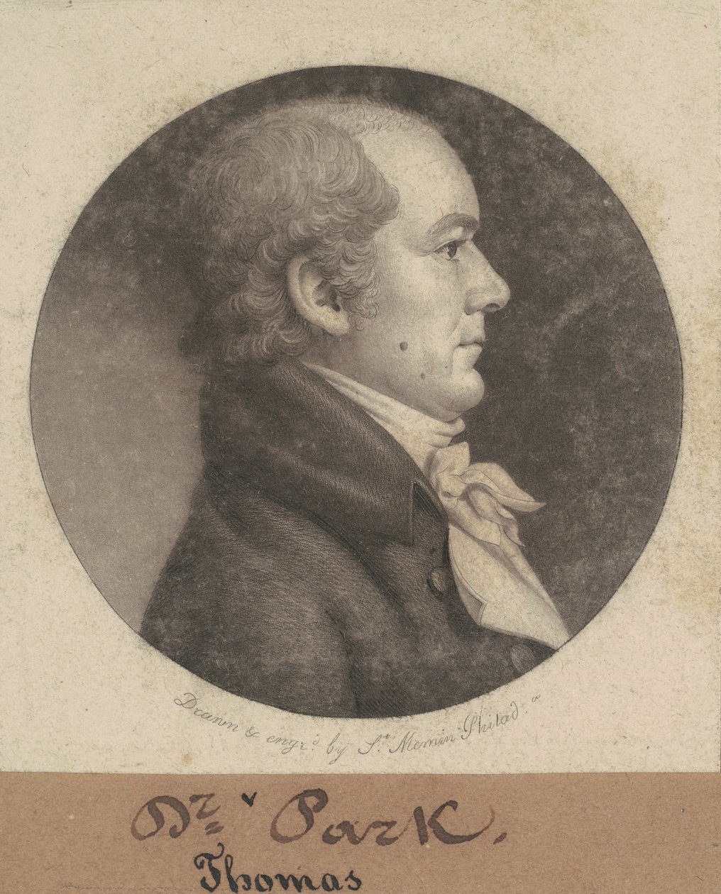 Thomas Parke alkotó: Charles B. J. Févret de Saint Mémin