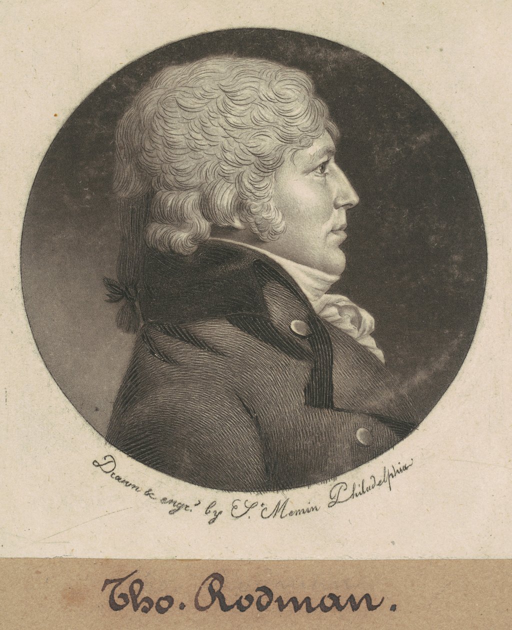 Thomas Rodman alkotó: Charles B. J. Févret de Saint Mémin
