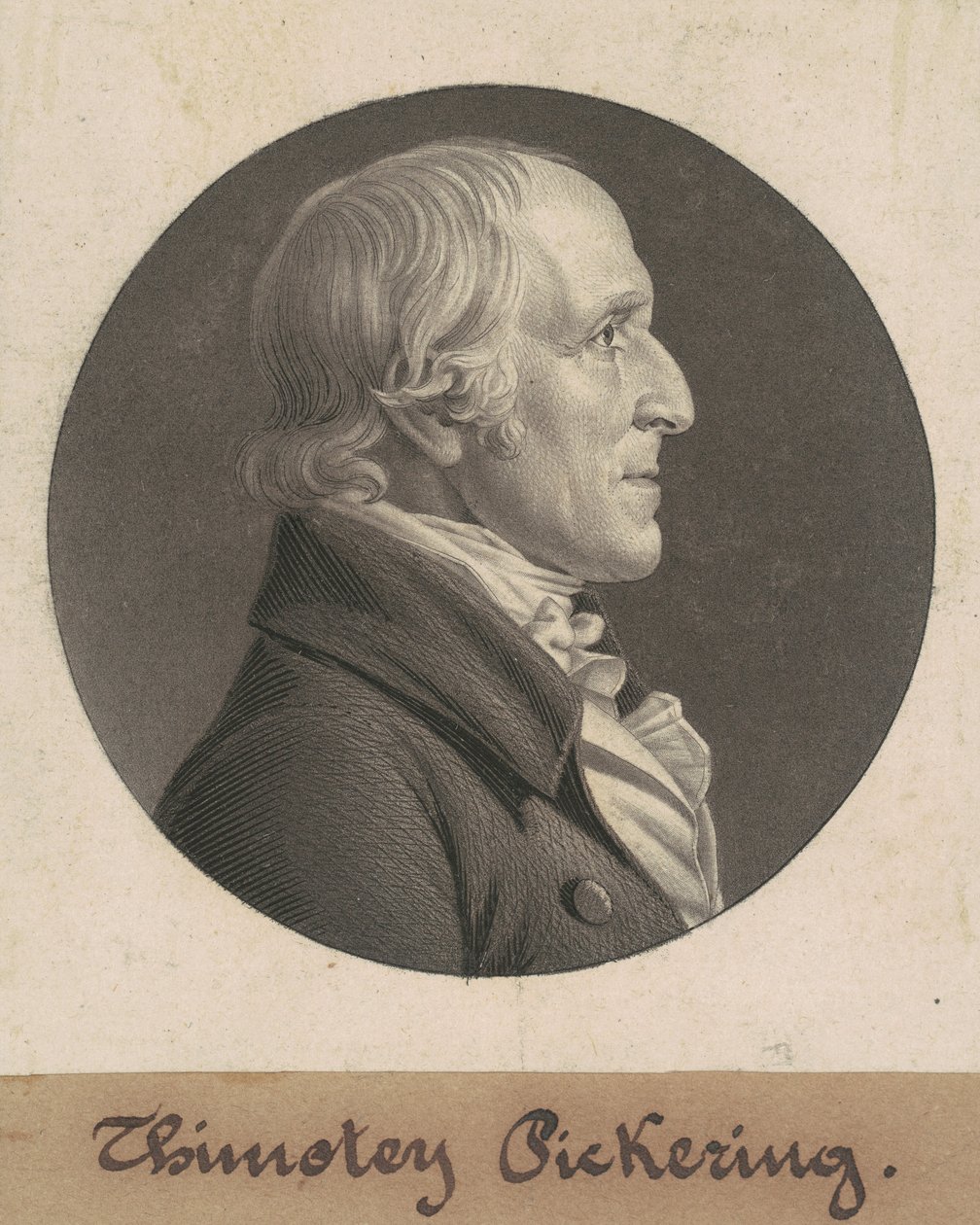 Timothy Pickering alkotó: Charles B. J. Févret de Saint Mémin