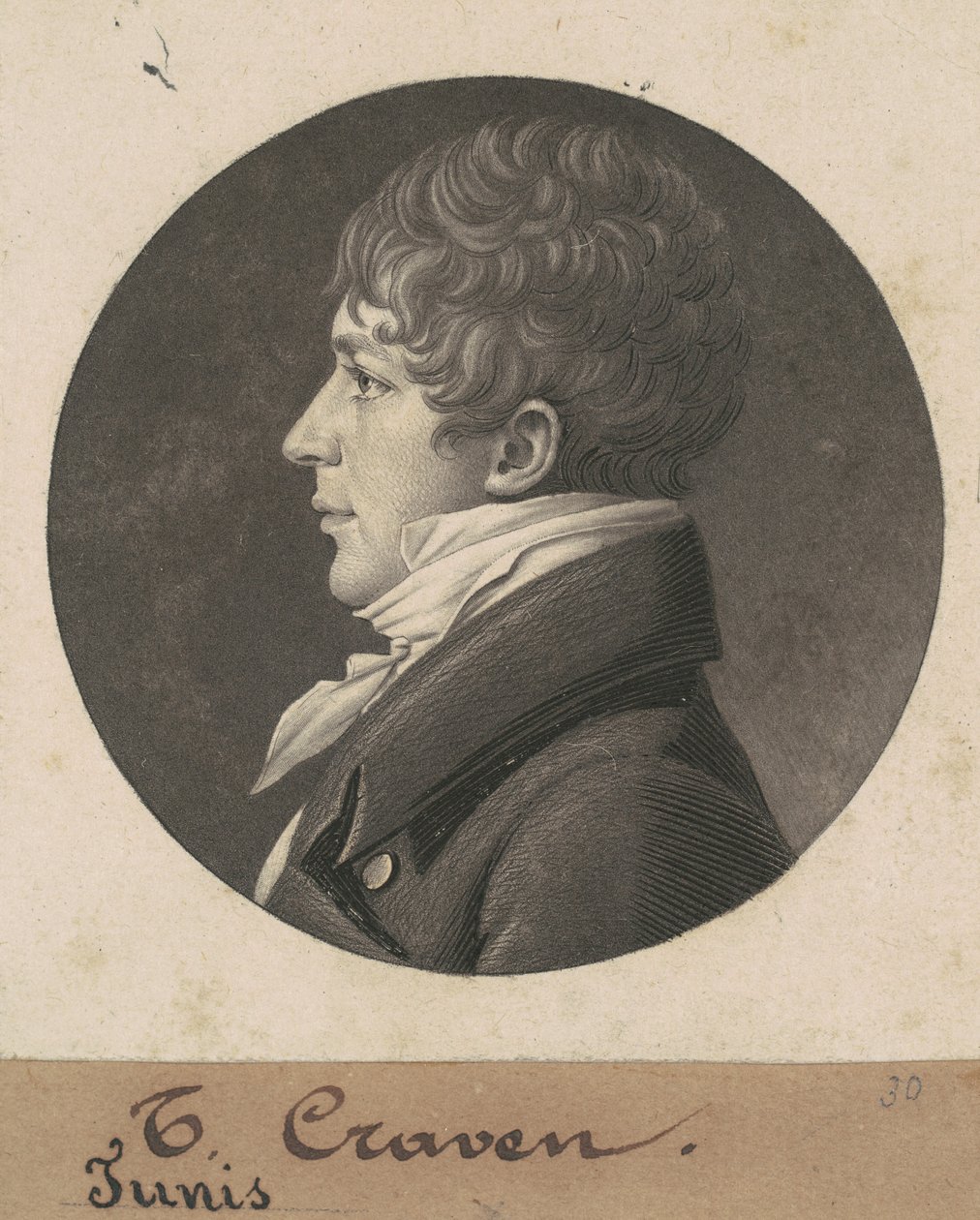tunéziai Craven alkotó: Charles B. J. Févret de Saint Mémin
