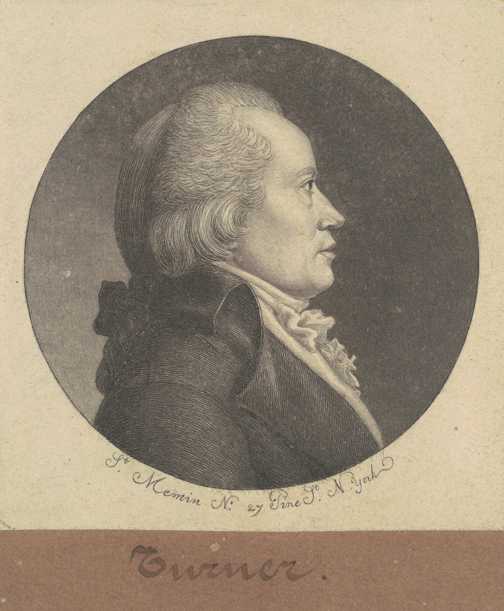 Esztergályos alkotó: Charles B. J. Févret de Saint Mémin