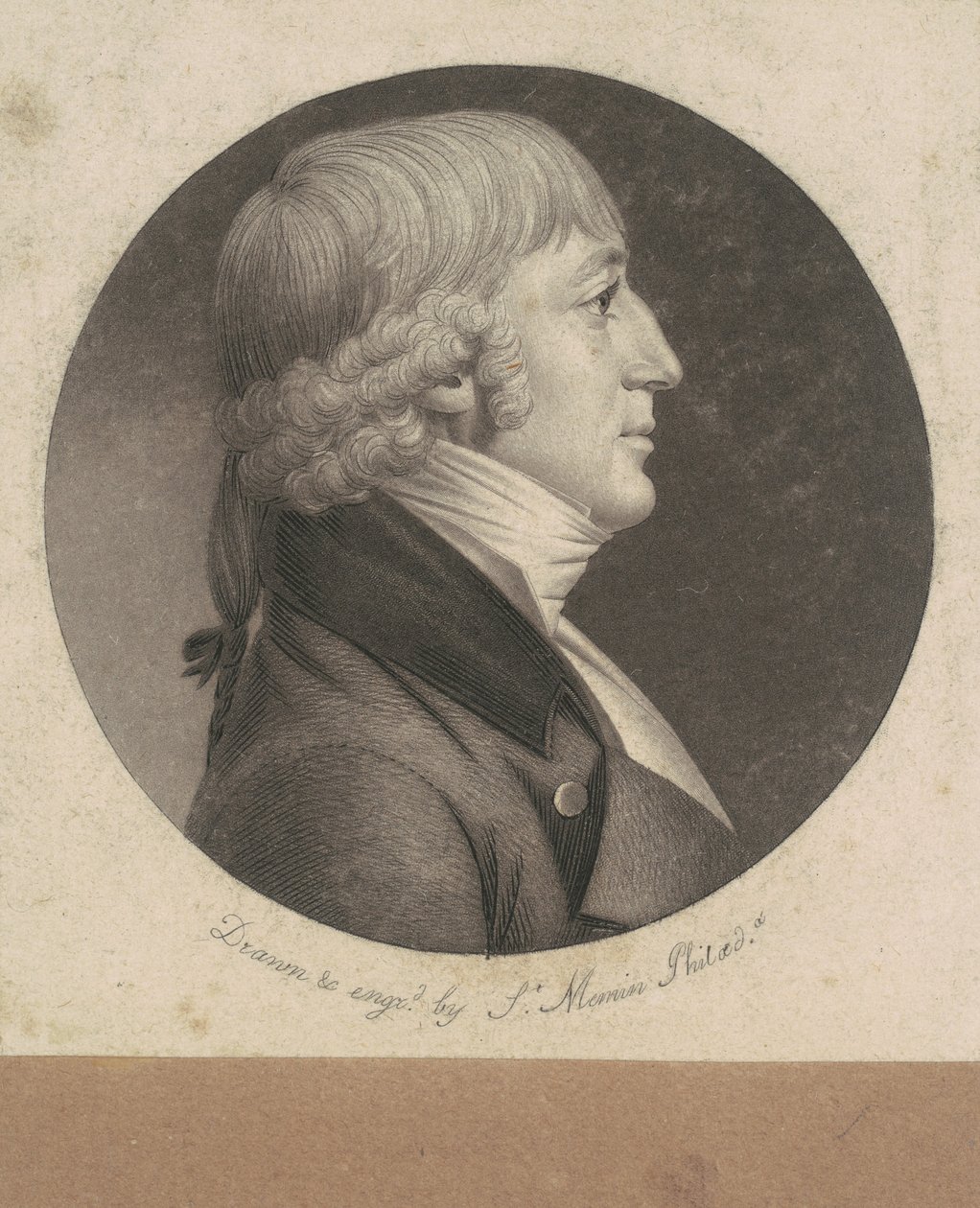 Azonosítatlan ember alkotó: Charles B. J. Févret de Saint Mémin