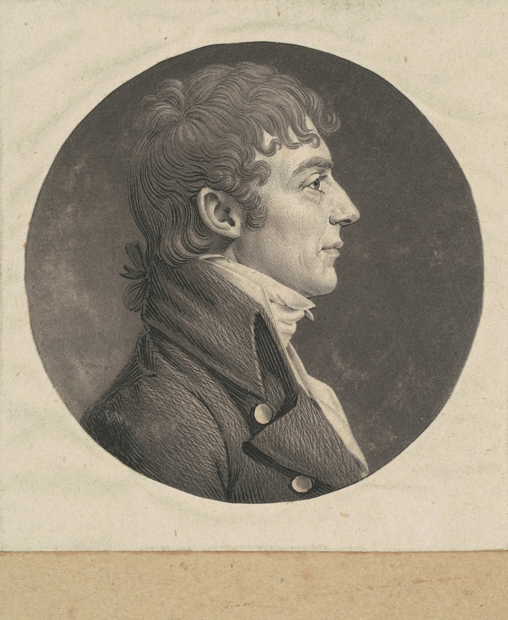 Azonosítatlan ember alkotó: Charles B. J. Févret de Saint Mémin