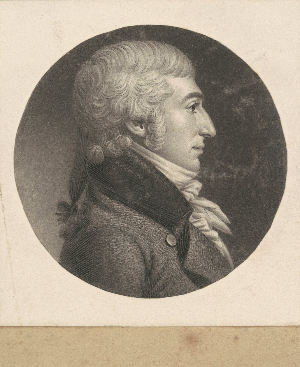 Azonosítatlan ember alkotó: Charles B. J. Févret de Saint Mémin