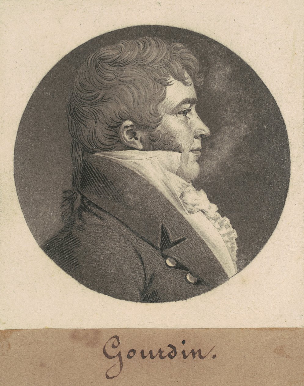 Azonosítatlan ember alkotó: Charles B. J. Févret de Saint Mémin