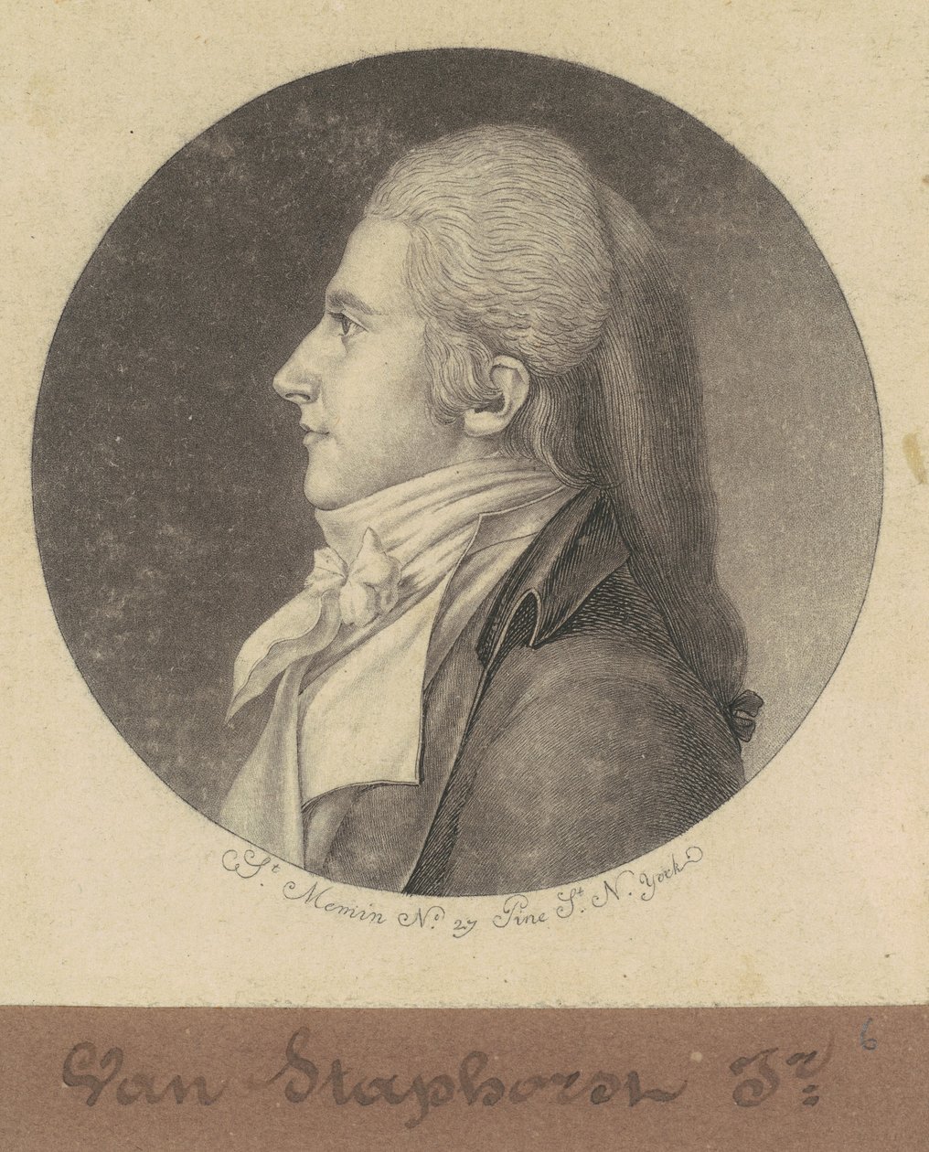 Van Staphorst, Jr. alkotó: Charles B. J. Févret de Saint Mémin