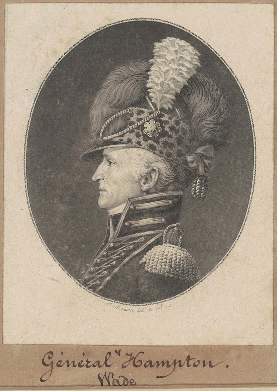 Wade Hampton alkotó: Charles B. J. Févret de Saint Mémin