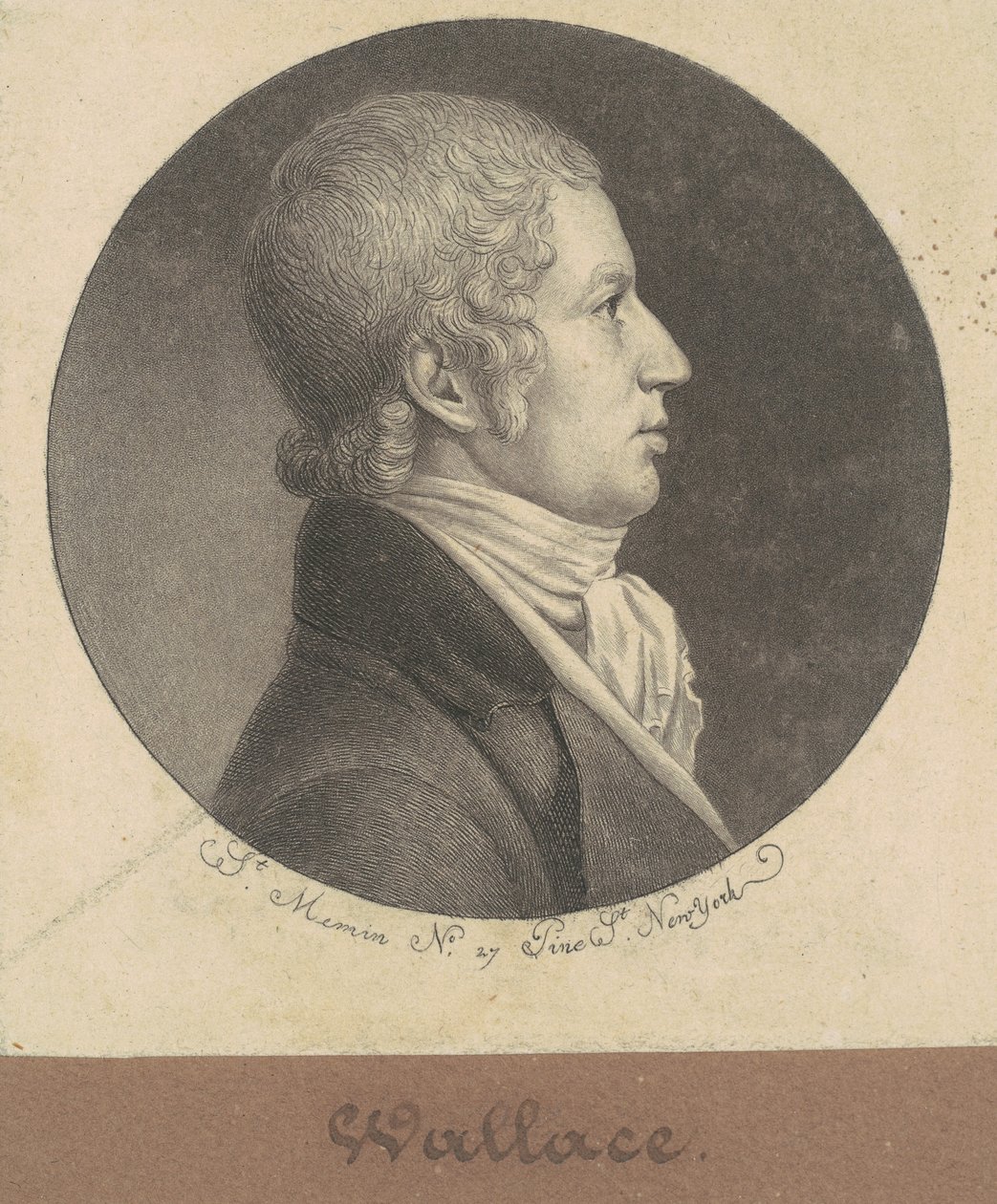 Wallace alkotó: Charles B. J. Févret de Saint Mémin