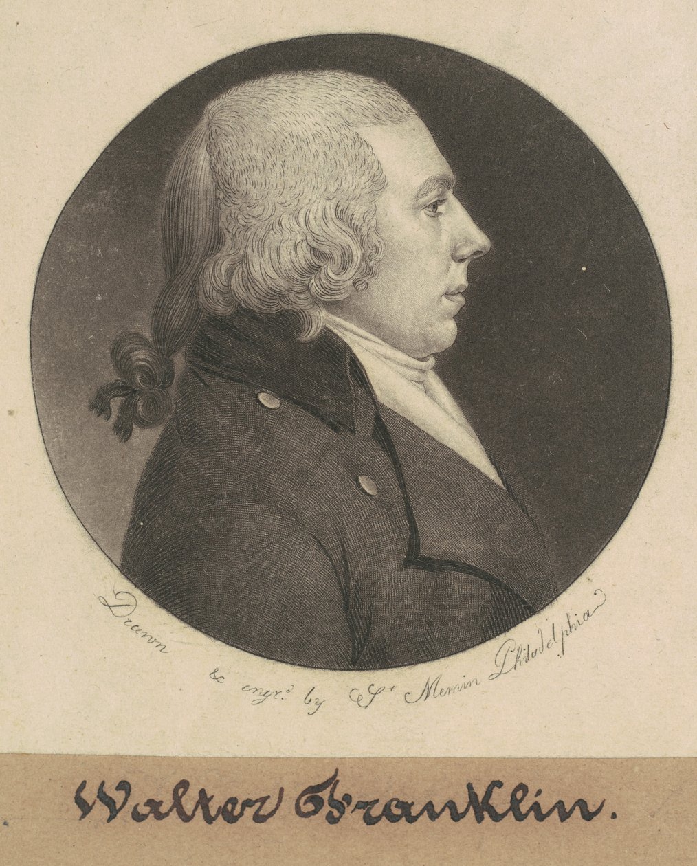 Walter Franklin alkotó: Charles B. J. Févret de Saint Mémin