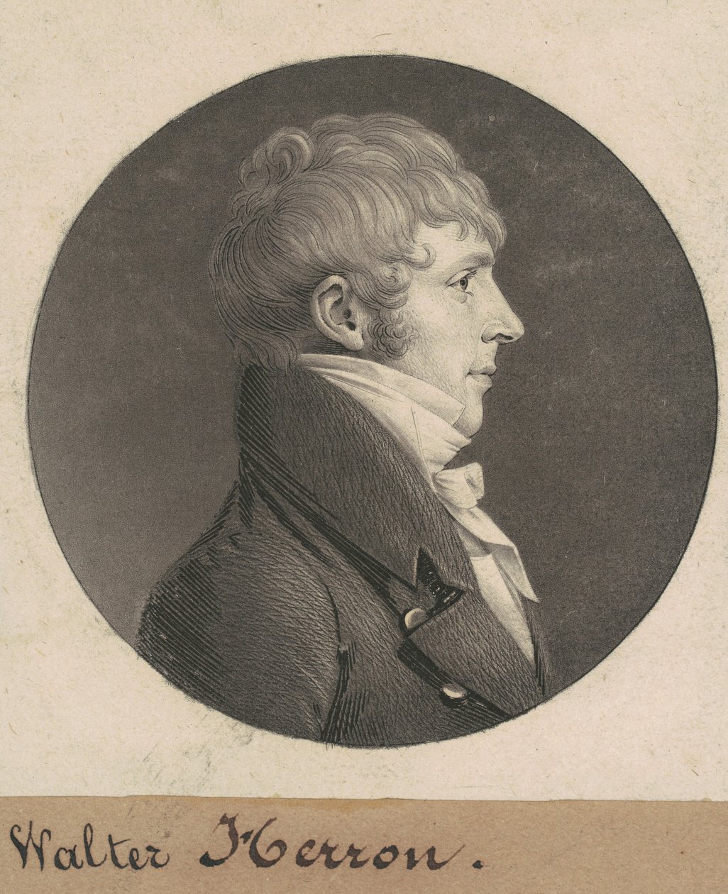 Walter Herron alkotó: Charles B. J. Févret de Saint Mémin
