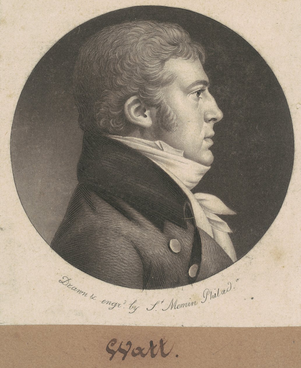 Watt alkotó: Charles B. J. Févret de Saint Mémin