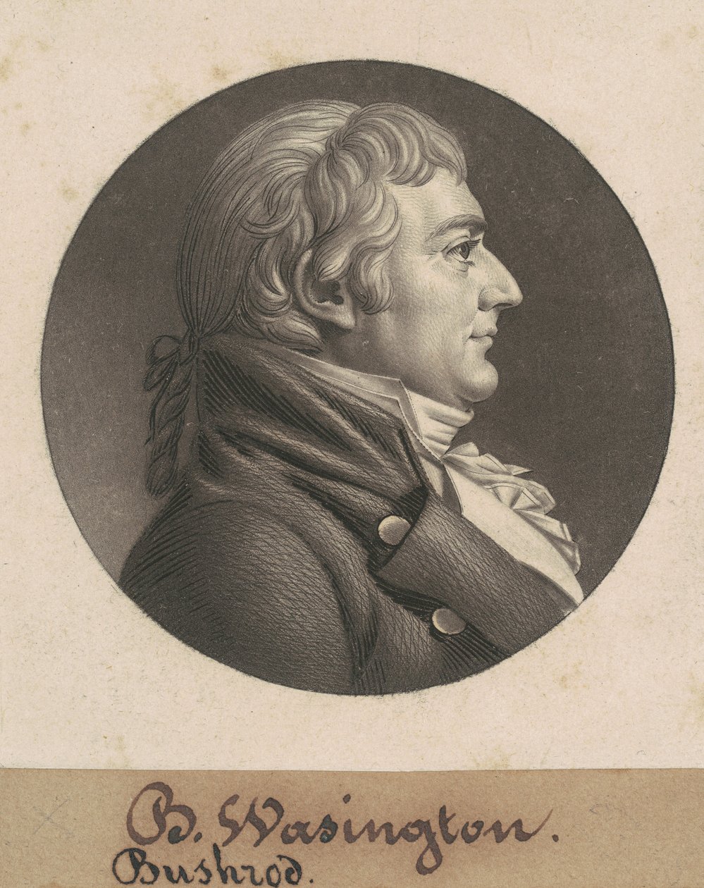 William Augustine Washington III alkotó: Charles B. J. Févret de Saint Mémin