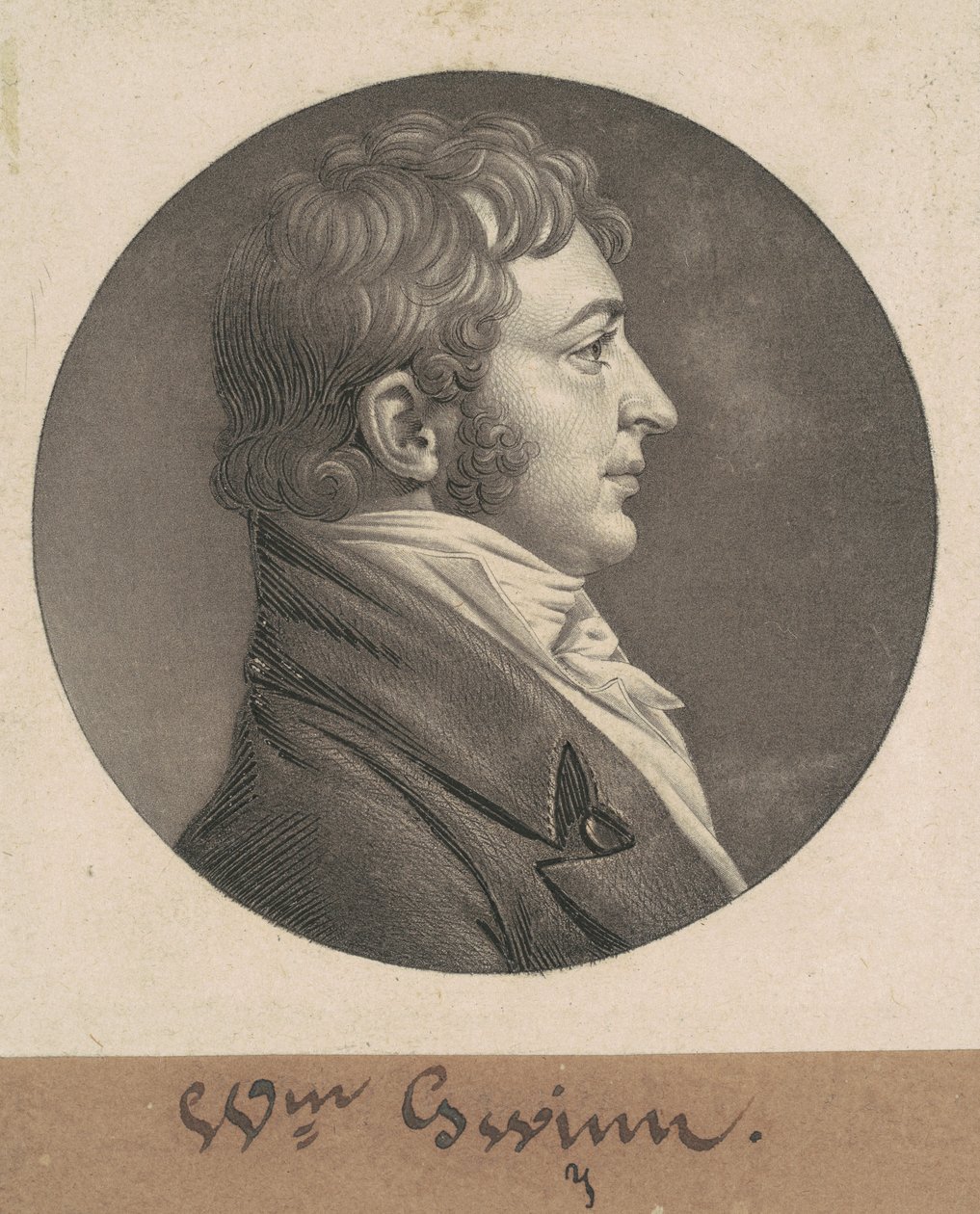 William Gwynn alkotó: Charles B. J. Févret de Saint Mémin