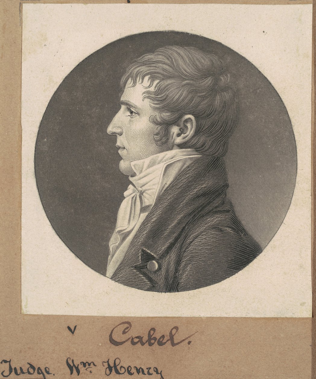 William H. Cabell alkotó: Charles B. J. Févret de Saint Mémin