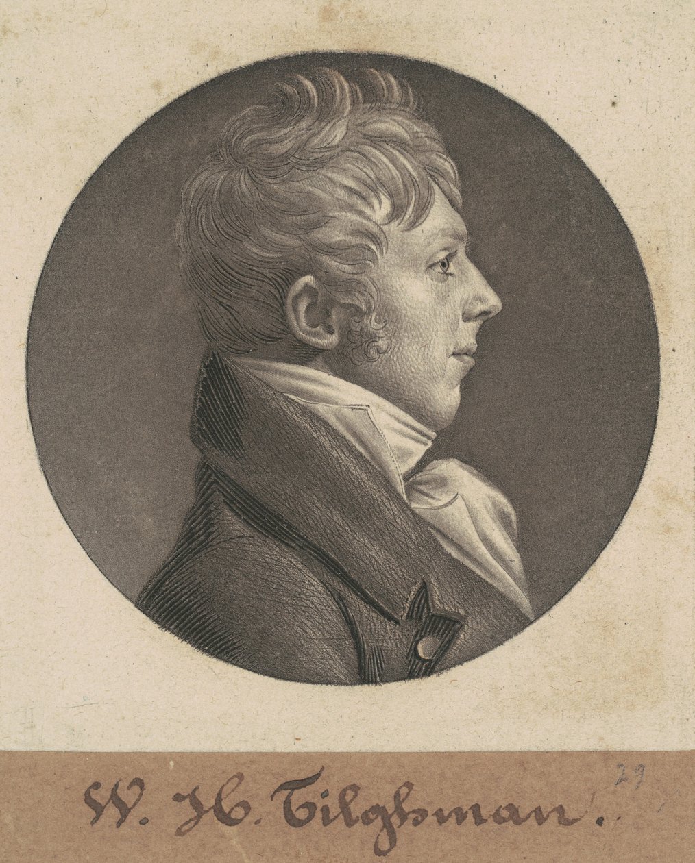 William Helmsley Tilghman alkotó: Charles B. J. Févret de Saint Mémin