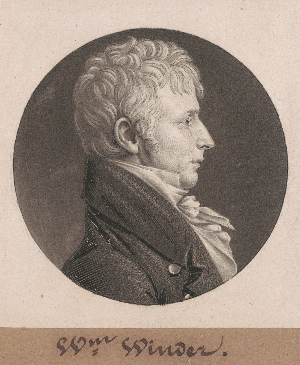 William Henry Winder alkotó: Charles B. J. Févret de Saint Mémin