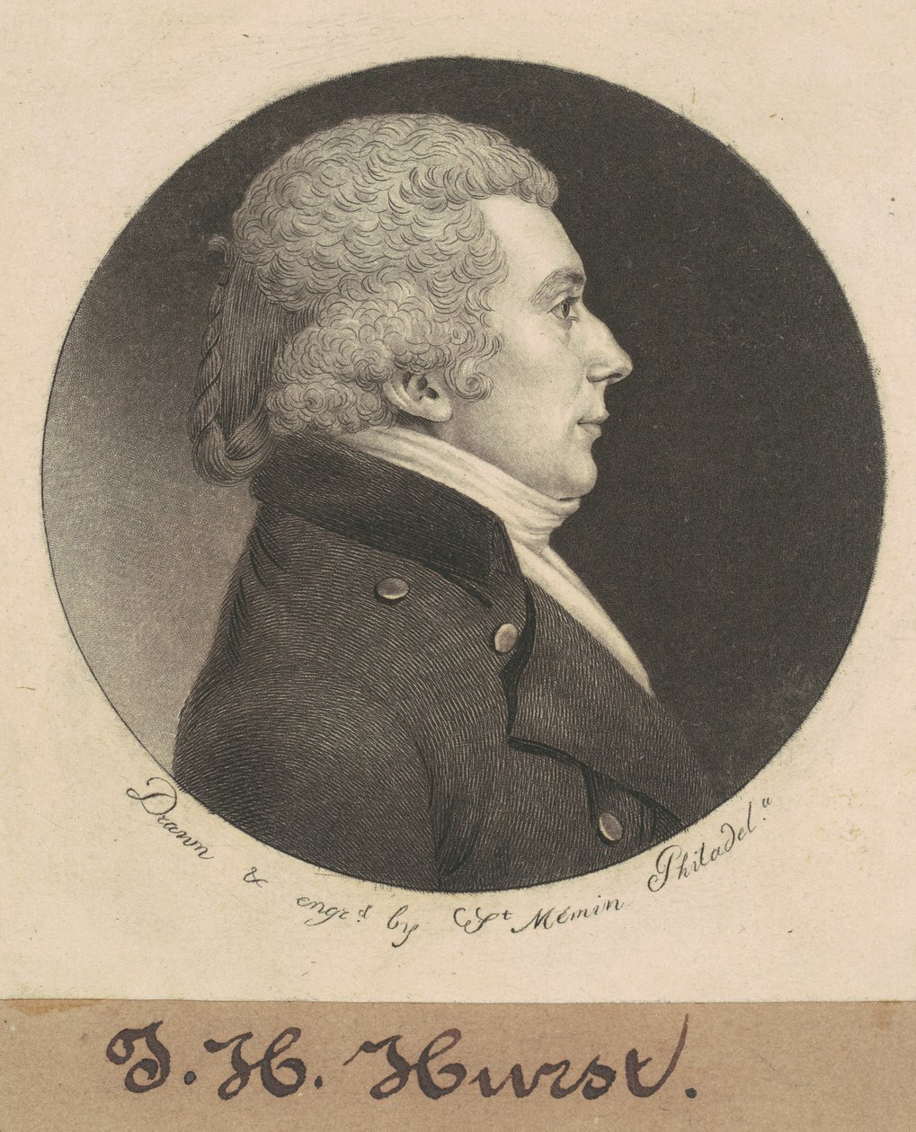 William Hurst alkotó: Charles B. J. Févret de Saint Mémin