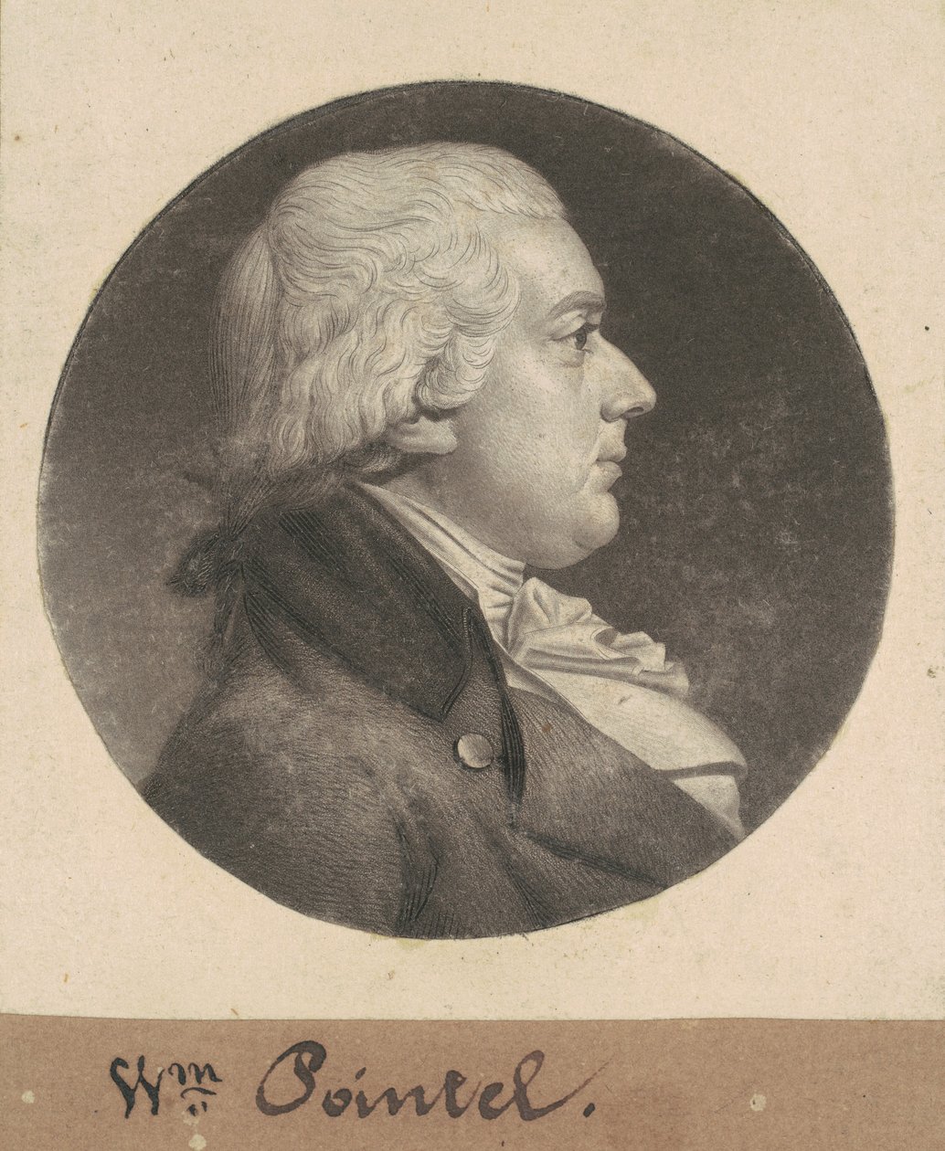 William Poyntell alkotó: Charles B. J. Févret de Saint Mémin
