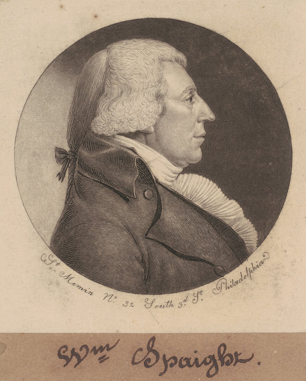 William Spaight alkotó: Charles B. J. Févret de Saint Mémin