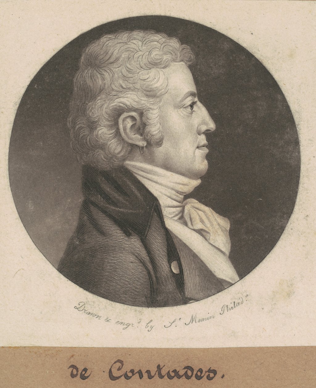 fiókok alkotó: Charles B. J. Févret de Saint Mémin