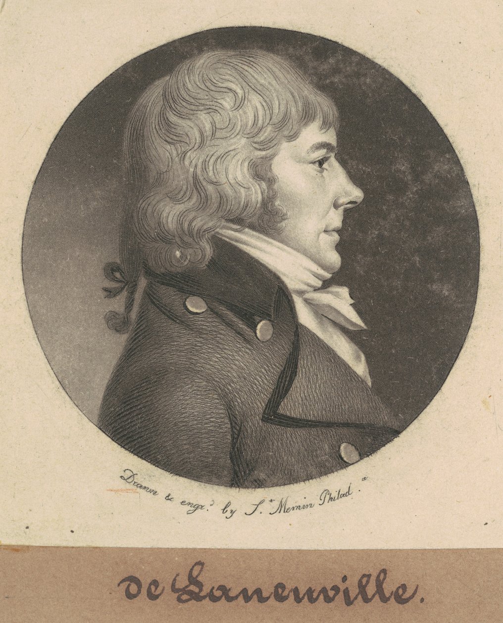 Laneuville-ből alkotó: Charles B. J. Févret de Saint Mémin