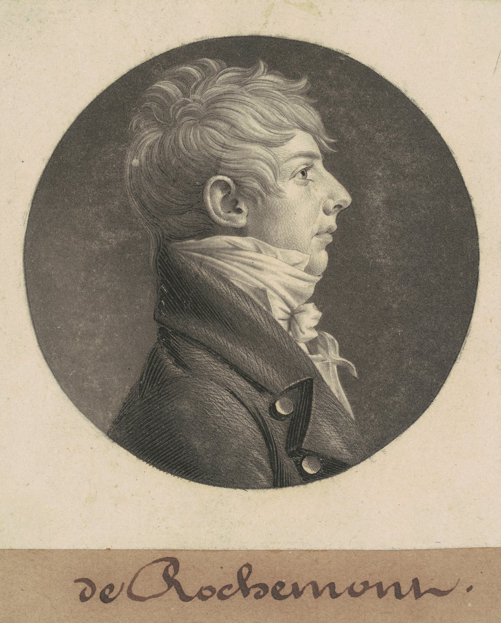 Rochemontból alkotó: Charles B. J. Févret de Saint Mémin