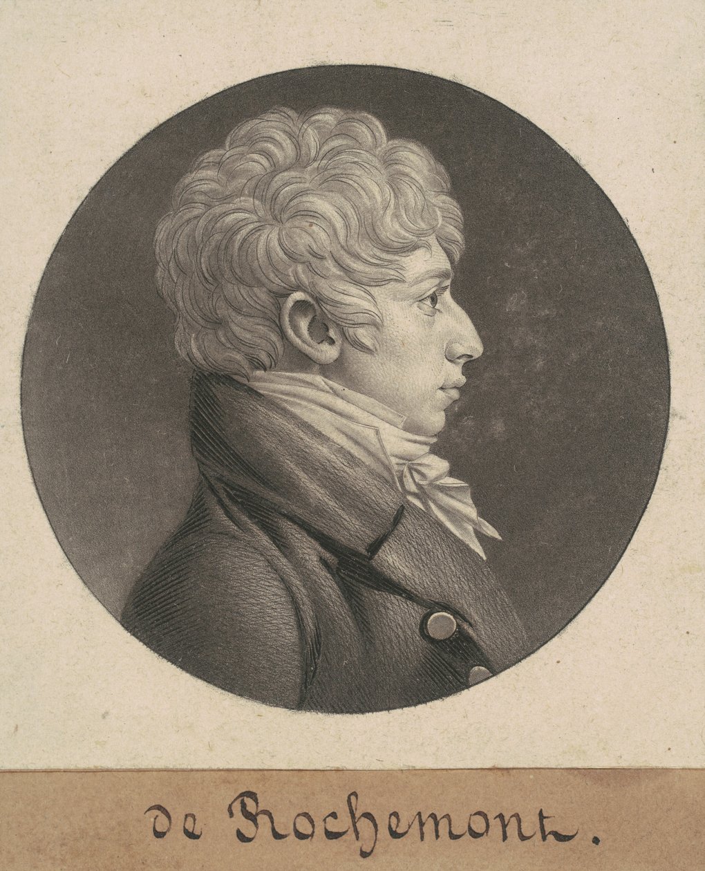 Rochemontból alkotó: Charles B. J. Févret de Saint Mémin