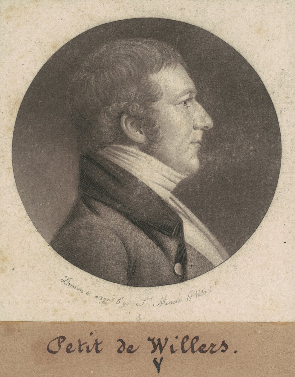 Villerstől alkotó: Charles B. J. Févret de Saint Mémin