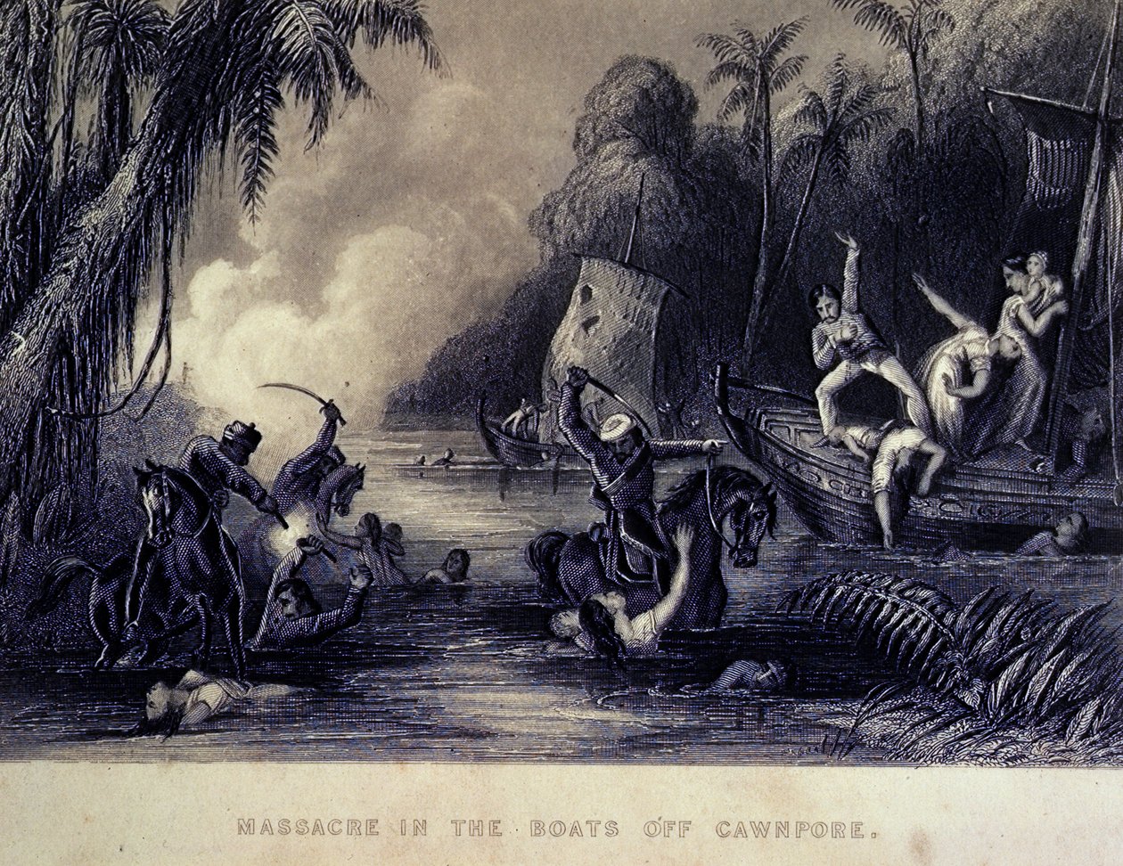 Cawnpore-i mészárlás alkotó: Charles Ball