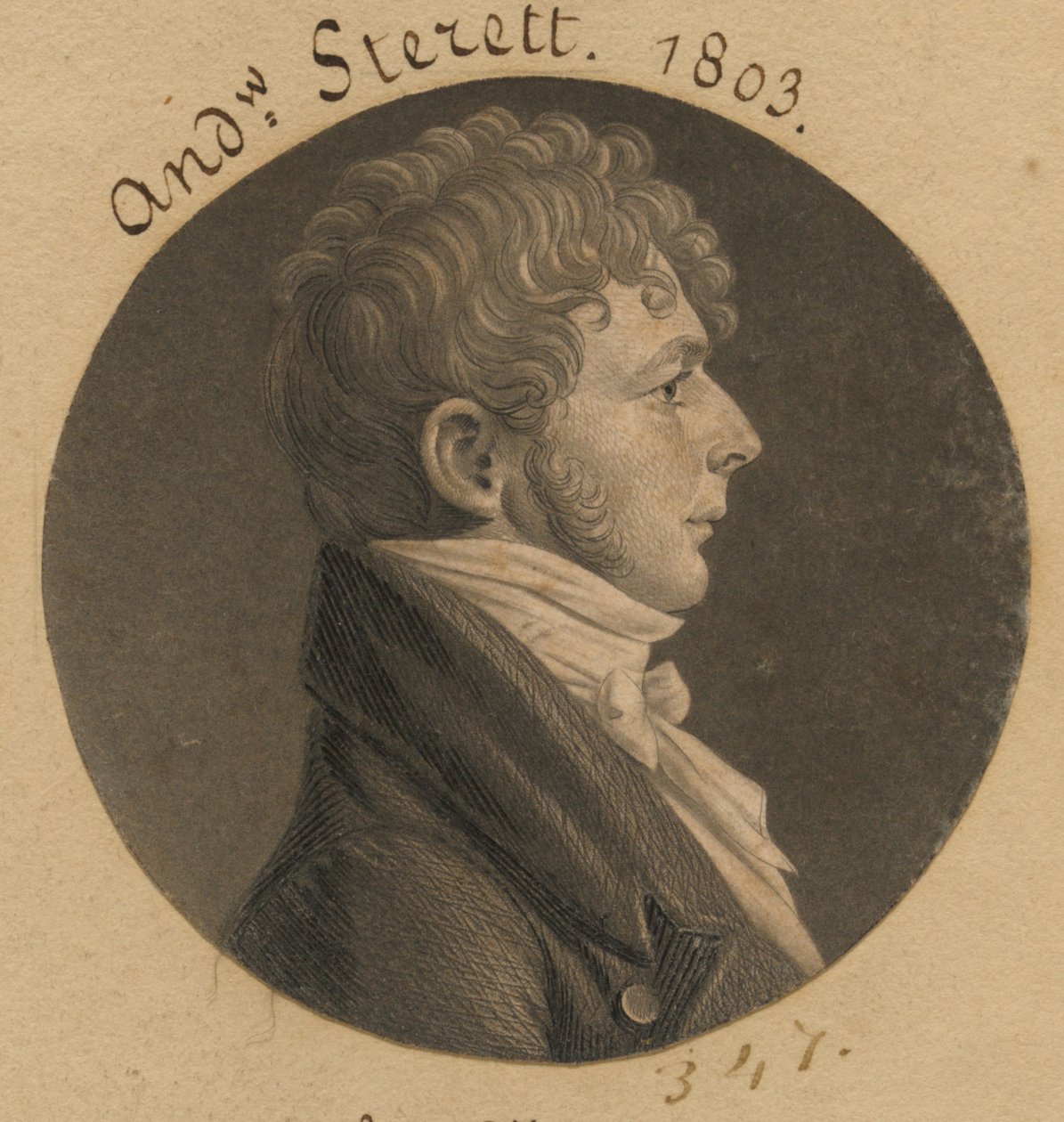 Andrew Sterett alkotó: Charles Balthazar Julien Févret de Saint-Mémin