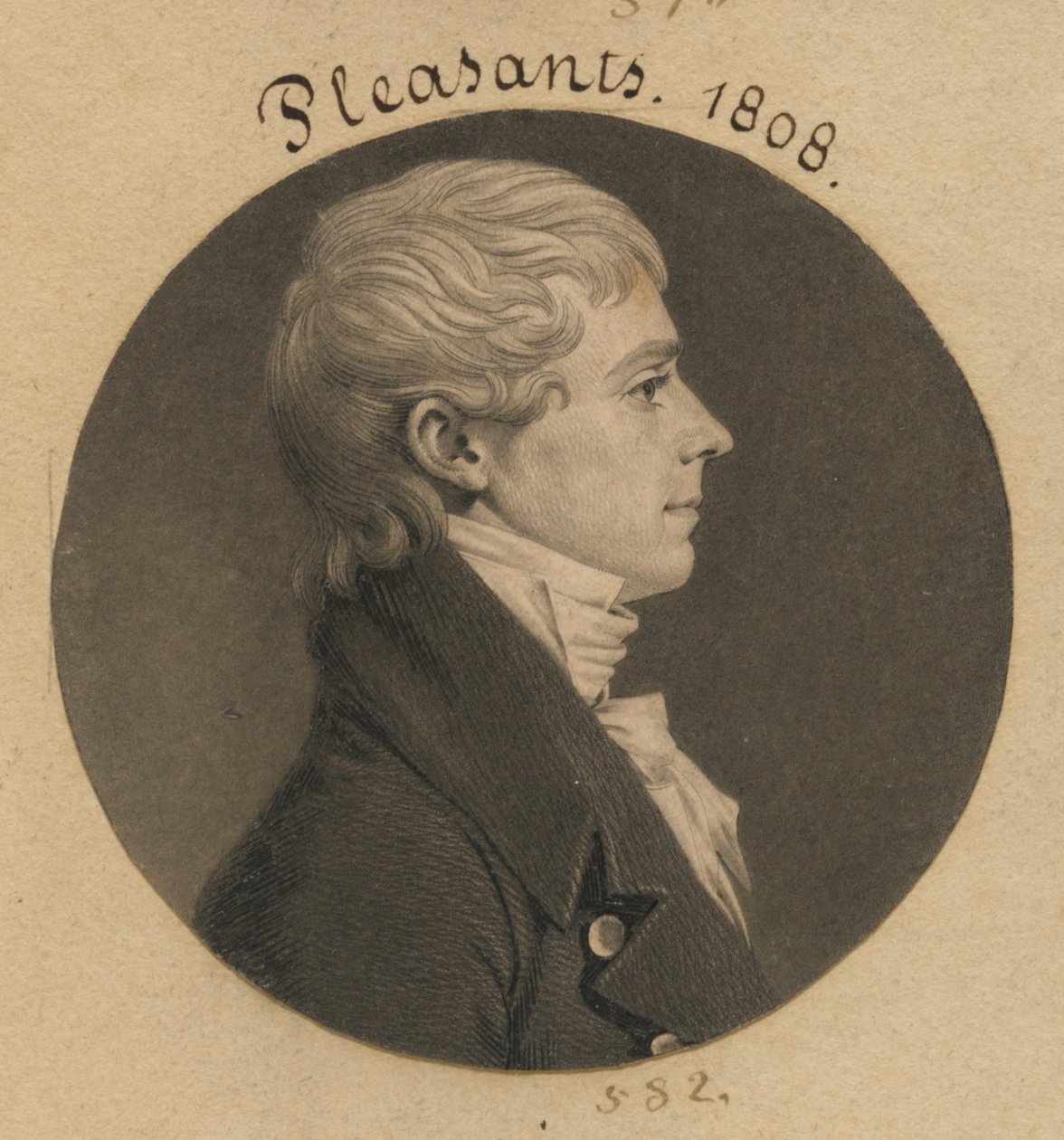 Archibald Pleasants, Jr. alkotó: Charles Balthazar Julien Févret de Saint-Mémin