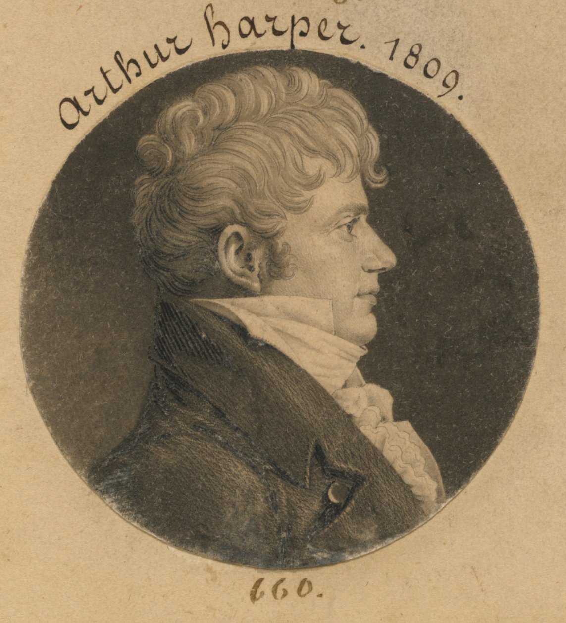 Arthur Harper alkotó: Charles Balthazar Julien Févret de Saint-Mémin