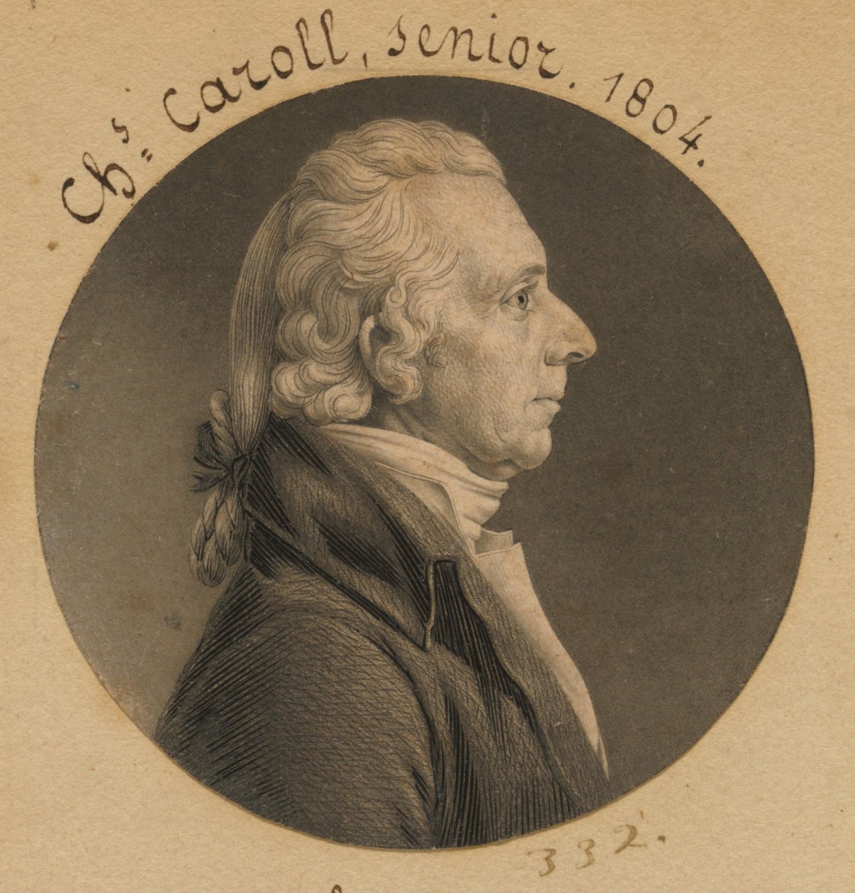 Charles Carroll alkotó: Charles Balthazar Julien Févret de Saint-Mémin