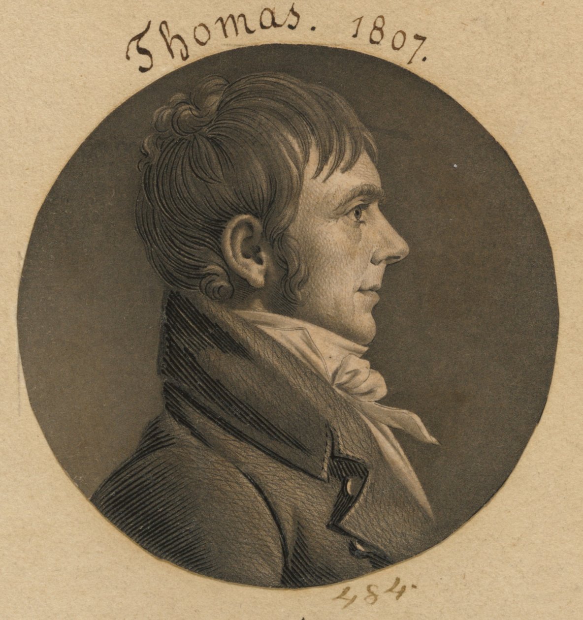 David Thomas alkotó: Charles Balthazar Julien Févret de Saint-Mémin