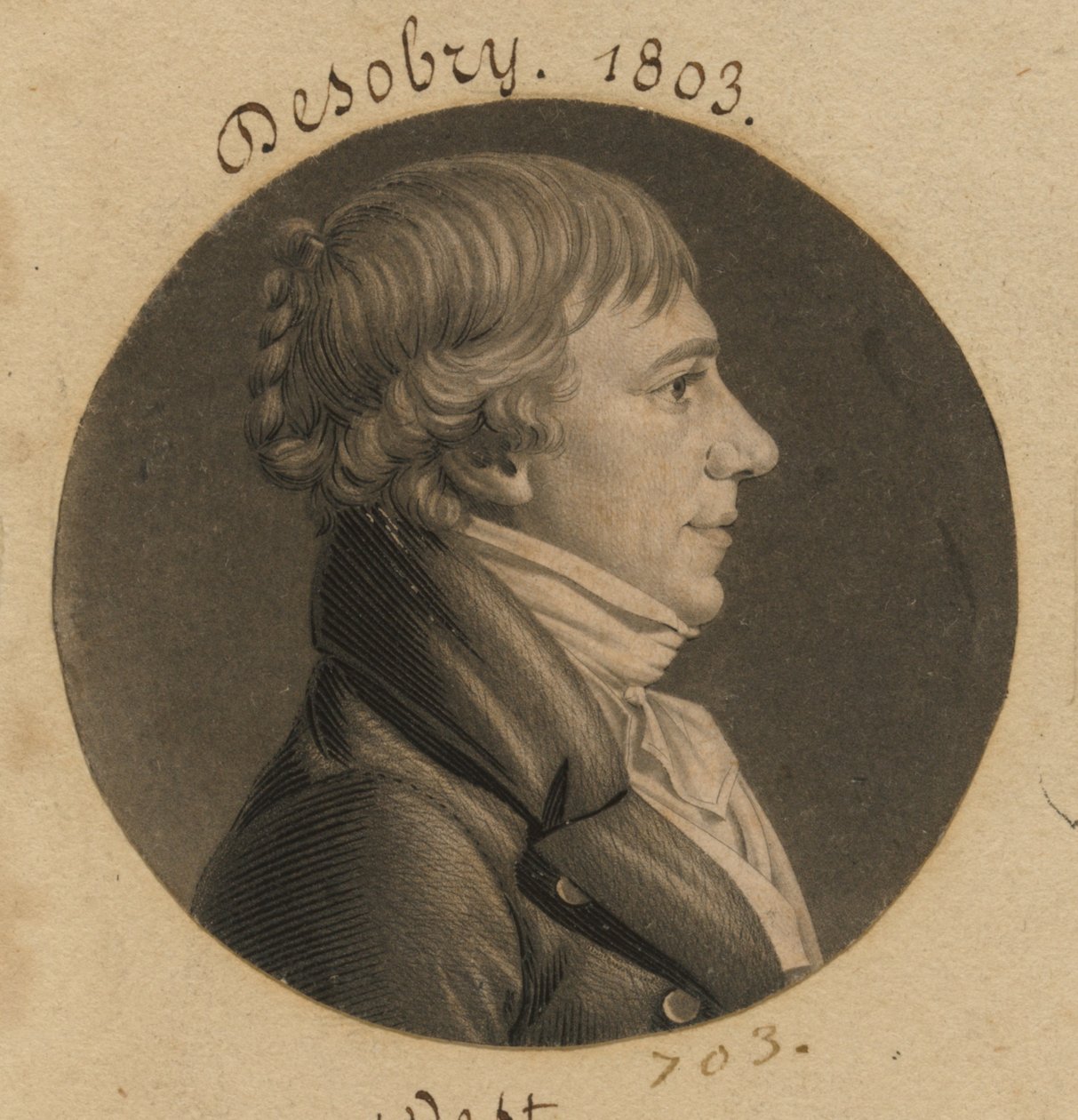 Desobry alkotó: Charles Balthazar Julien Févret de Saint-Mémin