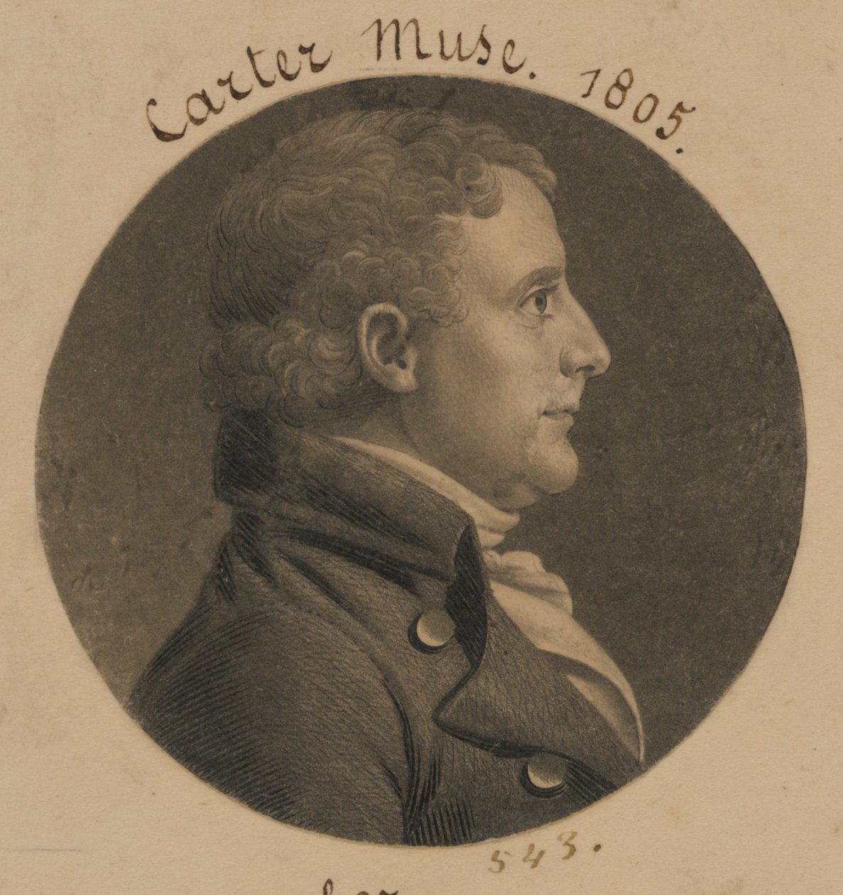 Edward Carter alkotó: Charles Balthazar Julien Févret de Saint-Mémin
