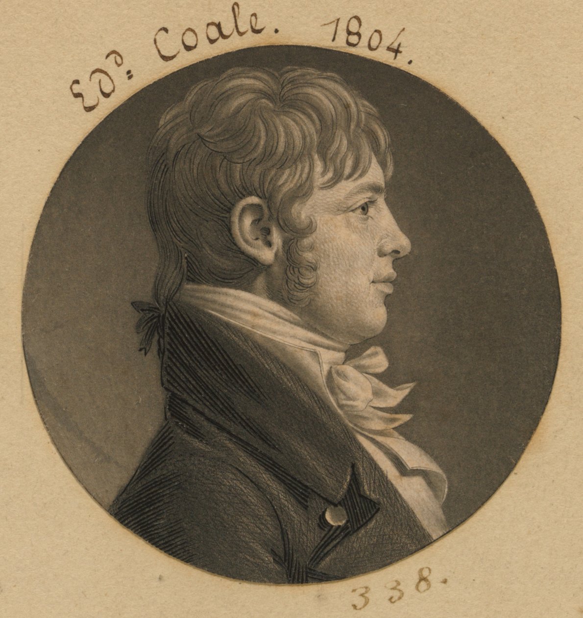 Edward Johnson Coale alkotó: Charles Balthazar Julien Févret de Saint-Mémin