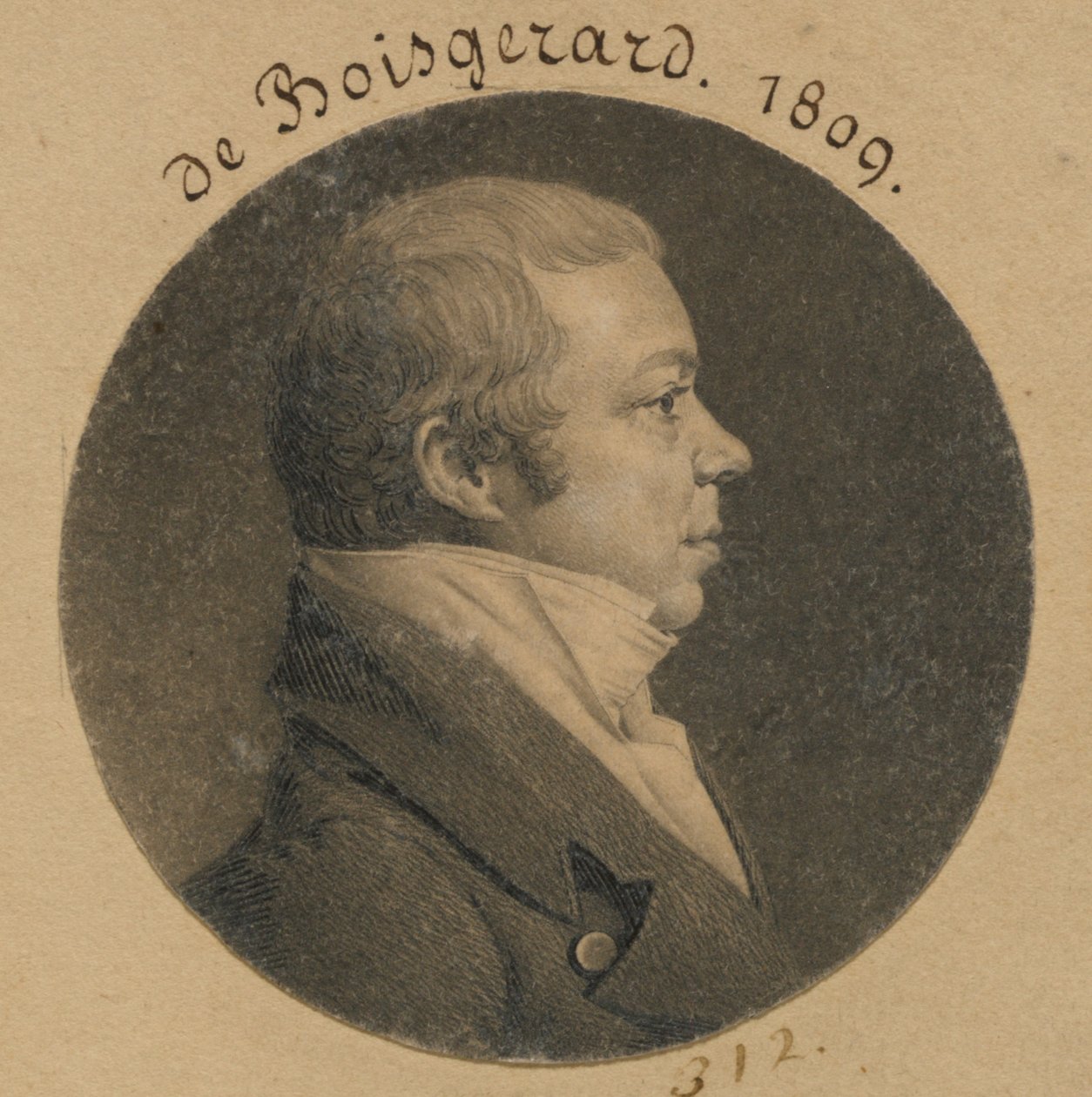 Felix Constant de Boisgerard alkotó: Charles Balthazar Julien Févret de Saint-Mémin