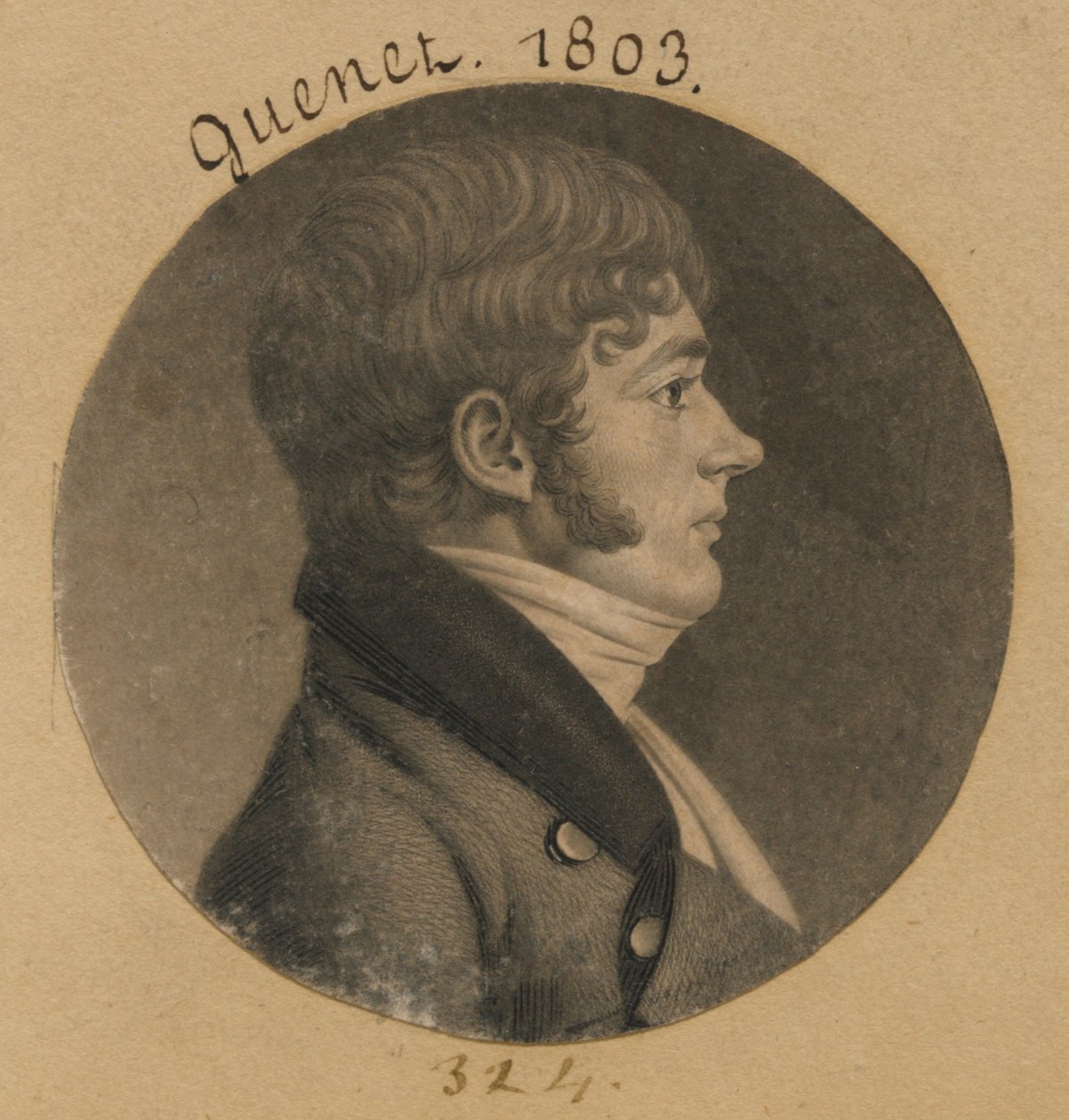 Guenet alkotó: Charles Balthazar Julien Févret de Saint-Mémin