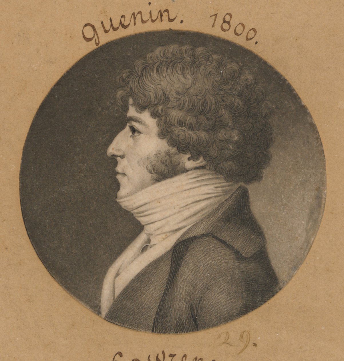 Guenin alkotó: Charles Balthazar Julien Févret de Saint-Mémin